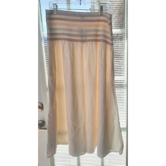 New American Eagle Long  Midi Skirt Size Large Cottagecore Summer Fairy - Picture 3 of 10